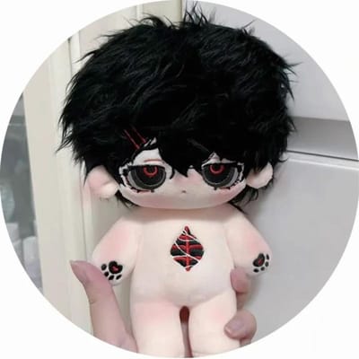 20cm Schattige Melancholische Pop Pluche Speelgoed Figuur Zacht Gevuld Pluche Verkleed Cosplay Anime Speelgoed voor Kinderen Verjaardag Kerstcadeau