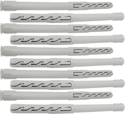 Universele Pluggen Set - Bevestigingspluggen - Metselwerk Bevestigen - Afgeschuinde Kraag - 10x160 mm
