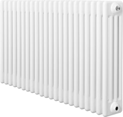 Traditionele 4-kolom radiator - horizontaal - wit - 600x1010 mm