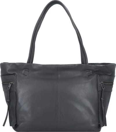 LIEBESKIND BERLIN Leren Schoudertas Hera Sheep Natural Shopper Iron Donkergrijs