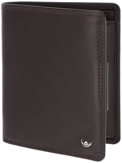 Golden Head Leren portemonnee Polo RFID Protect Kombischeintasche 1289 Dunkelbraun donkerbruin