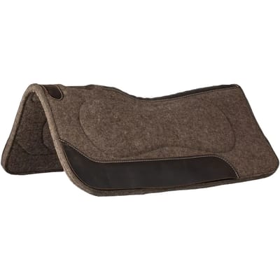 Dressuurtapijt voor paard van 100% wollen vilt met volnerfleer Pool's