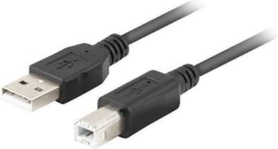 Lanberg Usb-Kabel Usb Type A Naar Usb Type B Voor Printer En Scanner, Ferriet, 1 Meter