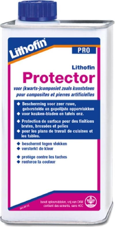 Lithofin PRO - MN Protector voor Composiet - 1 Liter - Bescherming voor composiet aanrechtbladen vloeren en andere oppervlakken