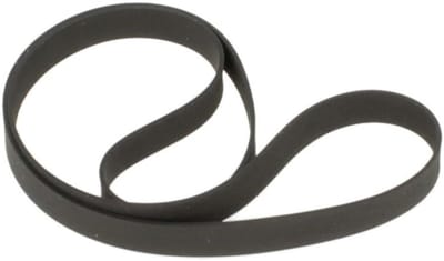 Platenspeler Riem - Aandrijfriem Set - Muziek Afspelen - Specifieke Pasvorm - 1 Platte Riem - Zwart