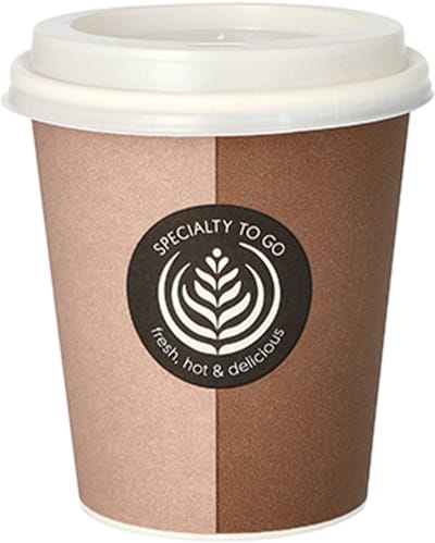 10 st. 10st. To Go Koffiebekers met deksel Speciality to Go    200 ml