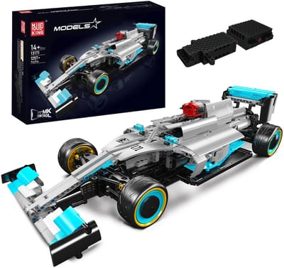 Mouldking 13171 - Formule One - Mercedes AMG - Russel - 1257 onderdelen - bestuurbaar - Past op alle bekende merken - bouwset - bouwpakket