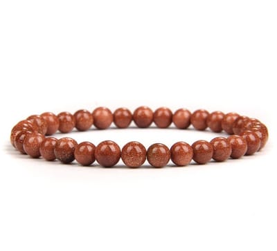 Bixorp Gems Goudsteen Natuursteen Armband 6mm - Kralenarmband - Spiritueel Cadeau - 18cm