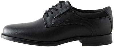 Next - Jongens - Leren Derby-veterschoenen voor school - Zwart