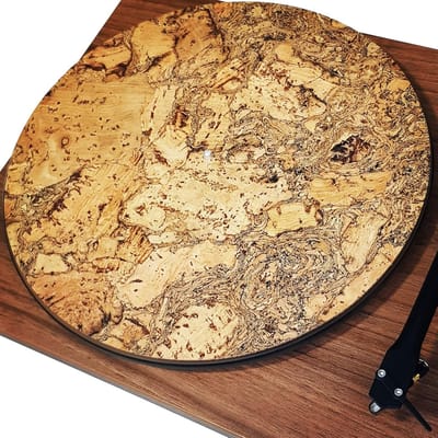 Kurk Slipmat voor Draaitafel - Handgemaakt en Uniek Ontwerp