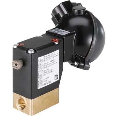 Magneetventiel G1/4'' NO Messing FKM 0-5bar/73psi 24VAC/DC ATEX 0330 377386