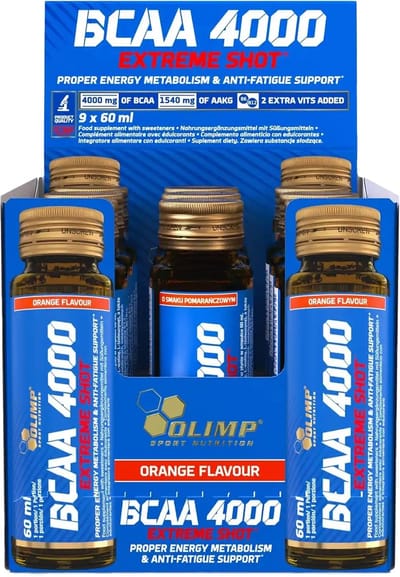 BCAA 4000 Extreme Shot - 9x 60 ml - Orange