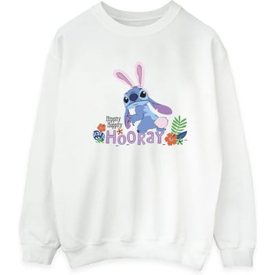 Disney Heren Lilo & Stitch Hippity Hop Stitch Sweatshirt (Wit)