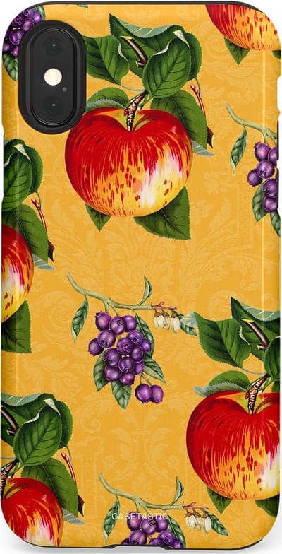 Casetastic Hoesje Geschikt voor Apple iPhone X/Xs - Stijlvolle Beschermende Duo-layer Case - Picknick
