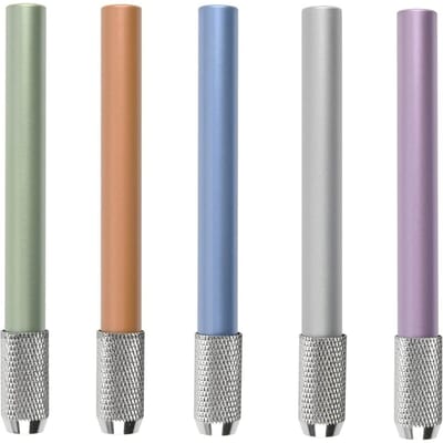 EXCITAT 5 stuks - Verlengstuk - Potloodverlengstuk - Verstelbaar - Geschikt voor school, tekenen, studio, schrijfwaren