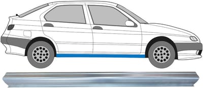 Reparatie dorpel voor Alfa Romeo 145 146 1994-2000 / Links = Rechts