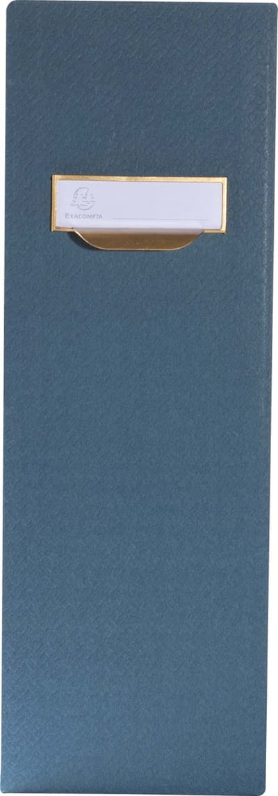 Exacompta 2x Tijdschriftenhouder OfficeByMe rug 100mm - Eendenblauw - 90603E