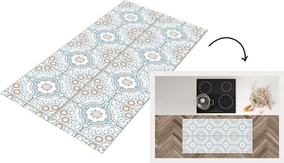Keukenloper - Loper keuken - Bloemen - Portugal - Design - 120x60 cm - Keukenloper vinyl