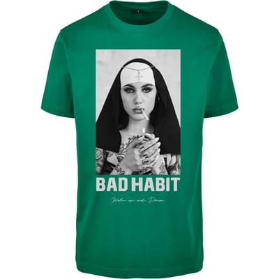 Mister Tee - Bad Habit Heren T-shirt - S - Groen