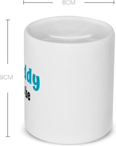 Akyol - daddy to be Spaarpot - Papa - beste vader - vader cadeautjes - vaderdag - verjaardagscadeau - verjaardag - cadeau - geschenk - kado - gift - vader artikelen - 350 ML inhoud