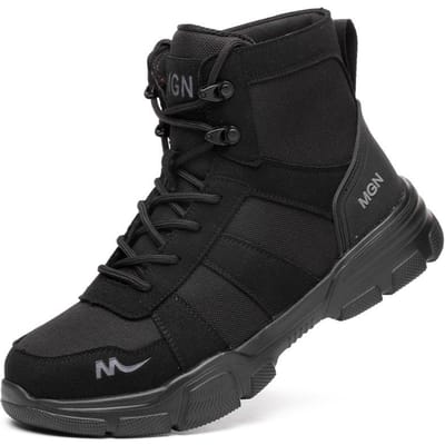Werkveiligheidslaarzen Heren Veiligheidsschoenen Onverwoestbare Werksneakers Stalen Neus Laarzen Antislip Anti-plet Werkschoenen Heren Laarzen 45
