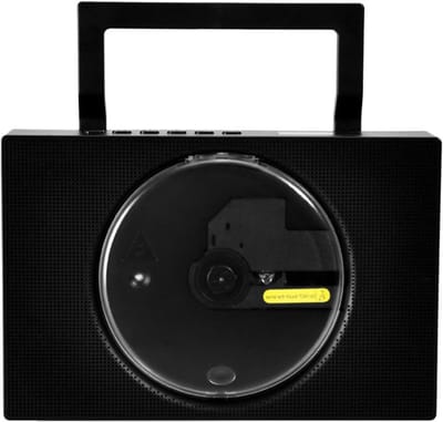 Duurzaamheid en gebruiksgemak staan centraal bij deze draagbare cd-speler met Bluetooth-verbinding en ABS-kunststof behuizing voor thuisgebruik, zwart