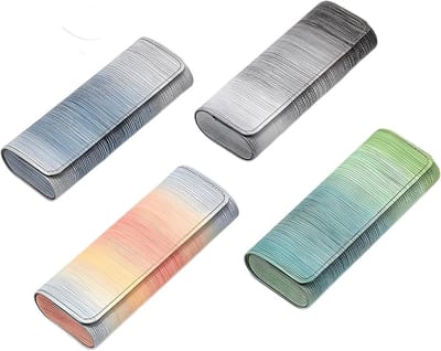 Kleurige Hard Case voor Zonnebrillen en Leesbrillen - 4 Stuks, Bescherming, Duurzaam en Stijlvol