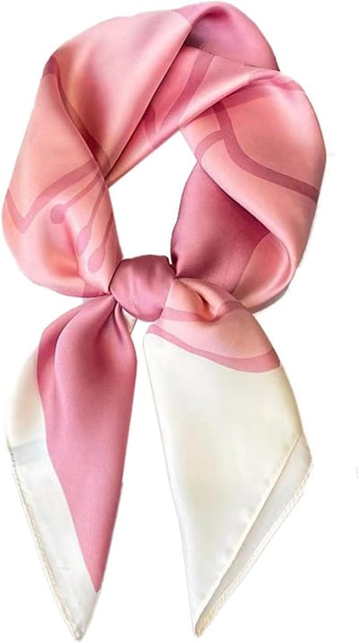 Elegante en lichte zijden sjaal voor dames, 100% zijde, perfect voor zakelijke en formele gelegenheden