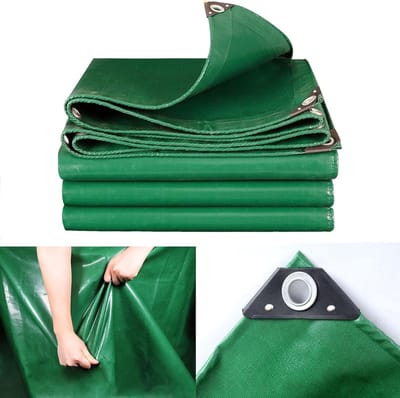 Dekzeil Grondzeil - Tarp Cover - Buiten Bescherming - UV Bestendig - 0.5x49.5 m - Groen