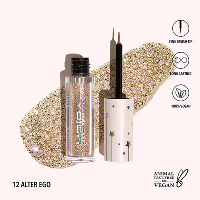 Moira Glitter Glitter Liner - 12 - Alter Ego - VEGAN - Korean Beauty - Eyeliner - 2.5 ml