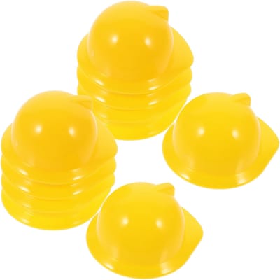 Hoed Hard Plastic Mini Constructie Kinderen Werker Miniatuur Huisdier Hoeden Brandweerman Vogel Fles Speelgoed Feest Bouwer Accessoires Petten