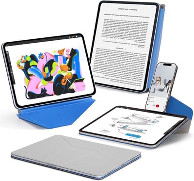 Dynamische Folio Hoes voor iPad Mini 7 (A17 Pro 2024) en Mini 6 2021, 8.3", Ultra Dunne Magnetische Stand met 20+ Kijkhoeken, Auto Wake/Sleep en Duurzaam Design