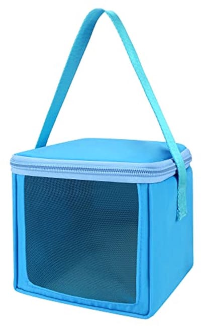Draagtas voor Muziekspeler en Kaarten, Compatibel met Toniebox (Blauw)