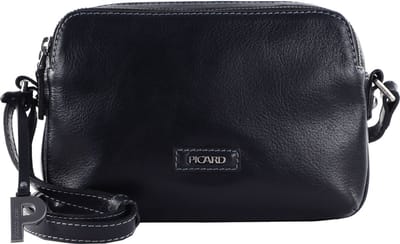 PICARD Leren Schoudertas Eternity Crossbody Bag Navy Donkerblauw