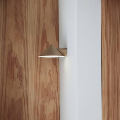 FRANDSEN LED wandlamp op accu Grasp, zandgrijs, breedte 15 cm