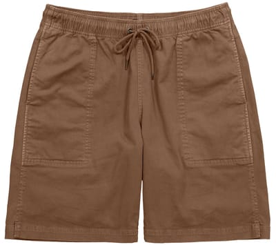 JP 1880 - Heren - bermuda elastische tailleband grote zakken tot 8XL - Donkerbruin - Maat 3XL