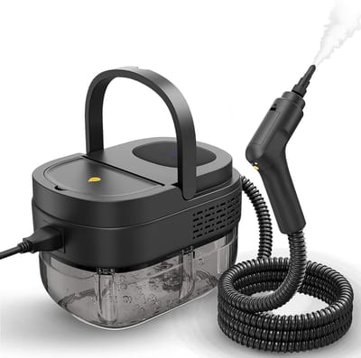 Stoomreiniger - Professionele Dieptereiniging - 1.6 L Stomer voor Keuken - Stoomreiniger vloer - Handstoomreiniger Schoonmaak - Stoomapparaat Reiniger - Handstomer - Steam Cleaner Stoom - Reinigingsmachine - Draagbare Vlekkenreiniger