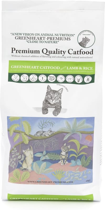 Greenheart-premiums kattenvoer Lamb & Rice 500gr