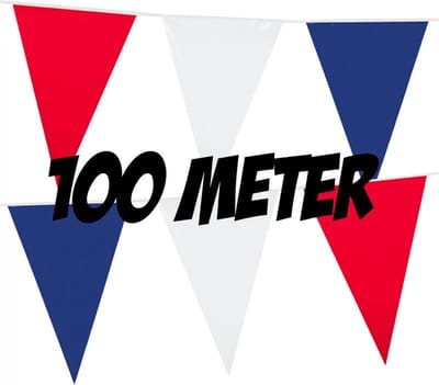 Boland - 100 Mtr Vlaggenlijn RWB (10x10mtr)