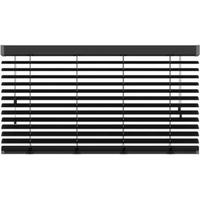 Decosol 320 Jaloezie Horizontaal Deluxe Aluminium Mat Zwart 120x180cm