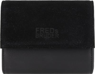 FredsBruder Sually Portemonnee 12 cm - Dames - Horizontaal - black
