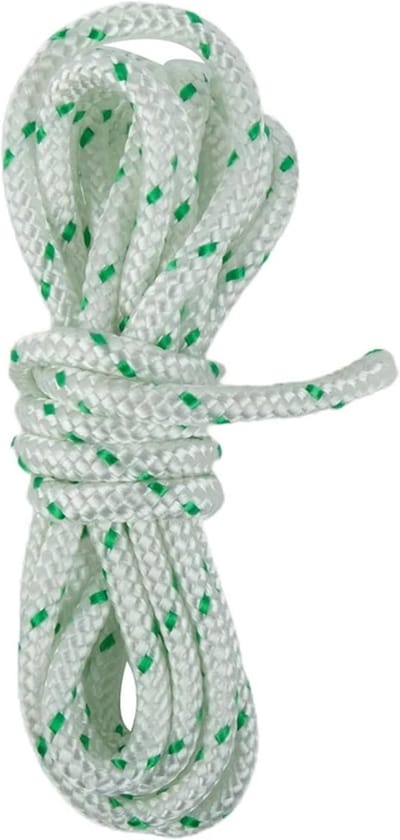 Starttouw - Teruglooptouw Starter - Gereedschap Starten - Robuuste Constructie - 45 x 2 m - Zwart