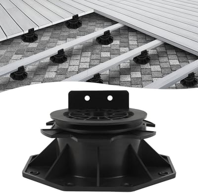 10x Verstelbare Terrasconstructie 75-145mm Matte Afwerking Hellingsverstelling 0-5% Composiet Voor Houten En WPC Vloeren