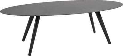 TAFEL MOJITO CERAMIC Black OVAAL 240X110CM