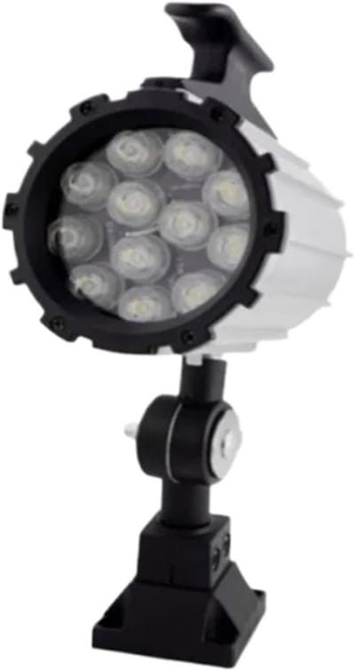 Led Werkverlichting - Machine Lamp - Werkplaats Verlichten - Lange Flexibele Arm - 100x100x10mm - Zilver Zwart