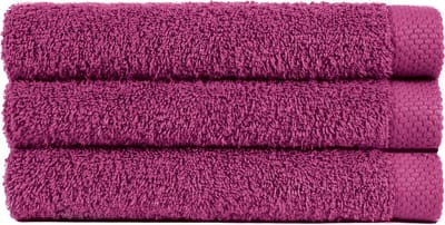 Douchelaken 70x140 cm Uni Pure Royal Pruim Ciruela - 3 stuks