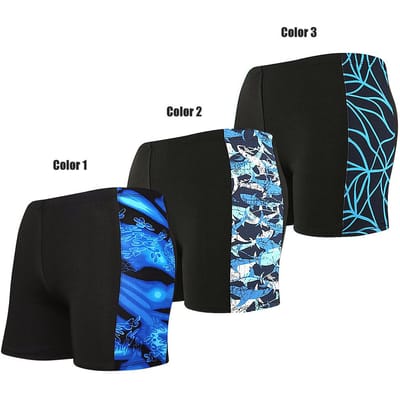 Maillots de bain pour homme à séchage rapide Sous-vêtements de sport Caleçons boxers à cordon de serrage Été Respirant Élastique XL