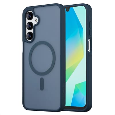 imoshion Hoesje - Geschikt voor Samsung Galaxy A16 (4G) / A16 (5G) / A17 (5G) / A26 / A17 (4G) - Color Guard Backcover met Magnetische Ring - Donkerblauw