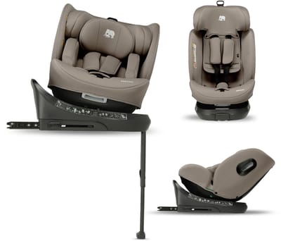 Deryan Carly Luxe Autostoel i-Size - 360° Draaibaar - Isofix - Truffle Nougat