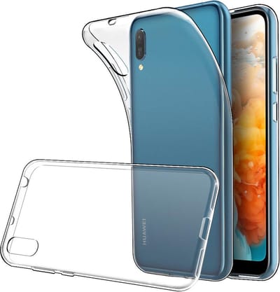 Hoesje voor Huawei Y6 2019 / Y6 Pro 2019 / Y6 Prime 2019 backcover Shockproof siliconen Transparant